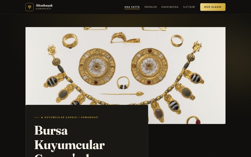 Altınbaşak Kuyumculuk teması