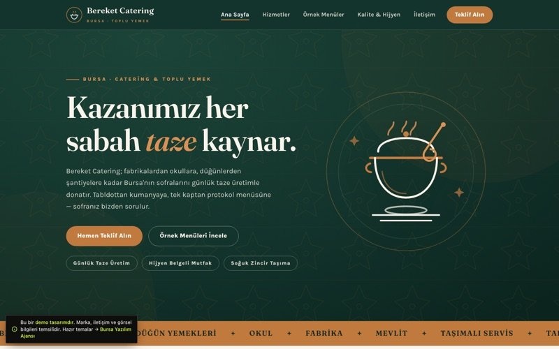 Bereket Catering teması