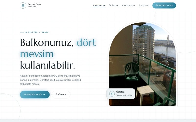 Berrak Cam Balkon teması