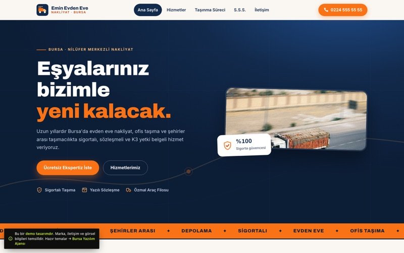 Emin Evden Eve Nakliyat teması