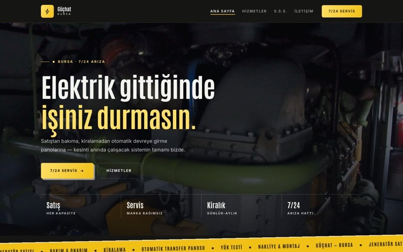 Güçhat Jeneratör teması