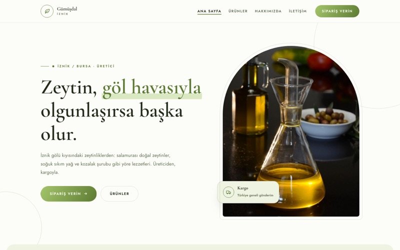 Gümüşdal Zeytincilik teması