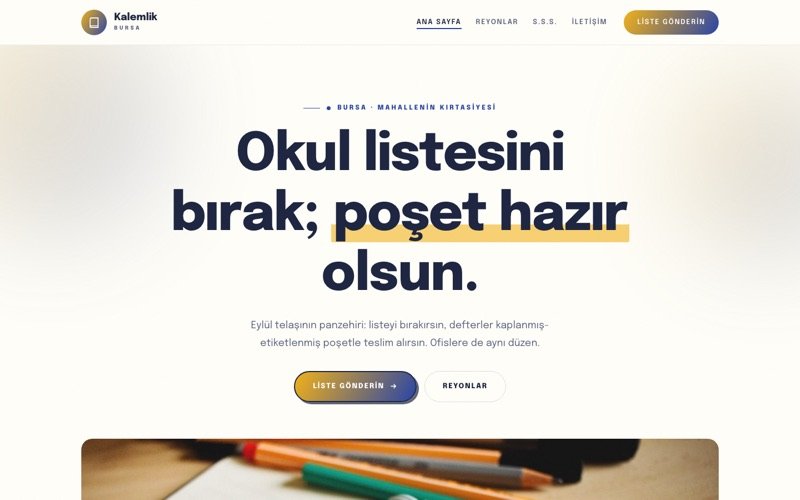 Kalemlik Kırtasiye teması