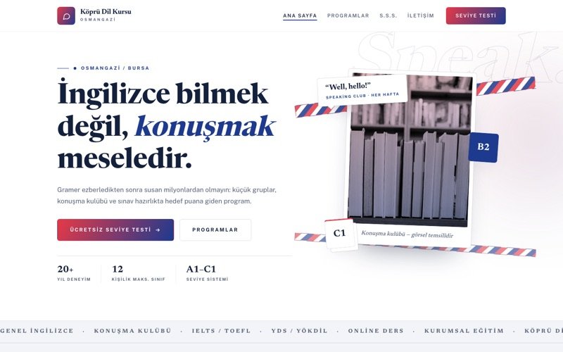 Köprü Dil Kursu teması