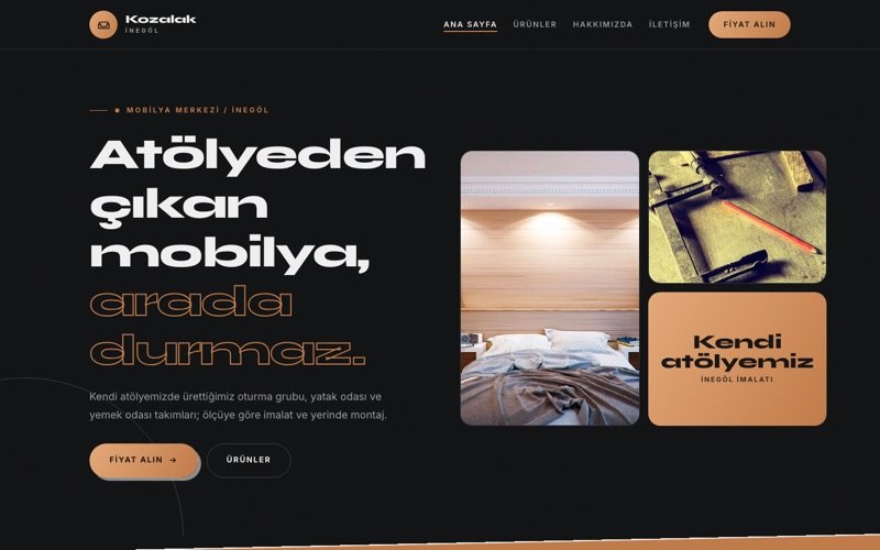 Kozalak Mobilya teması