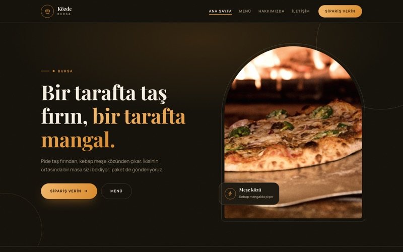 Közde Pide Kebap teması