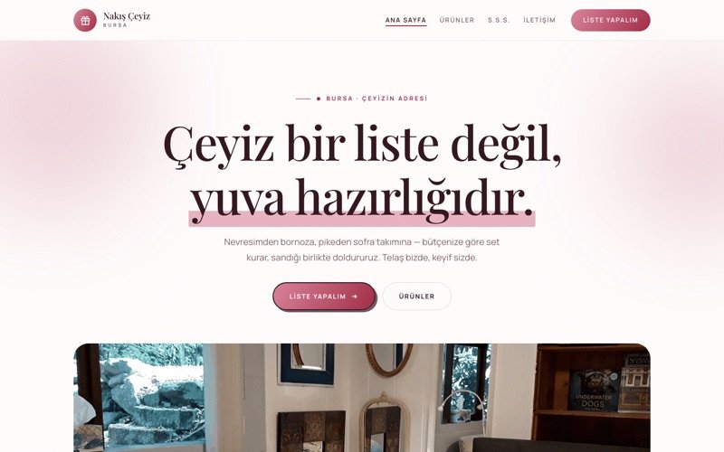 Nakış Çeyiz Evi teması