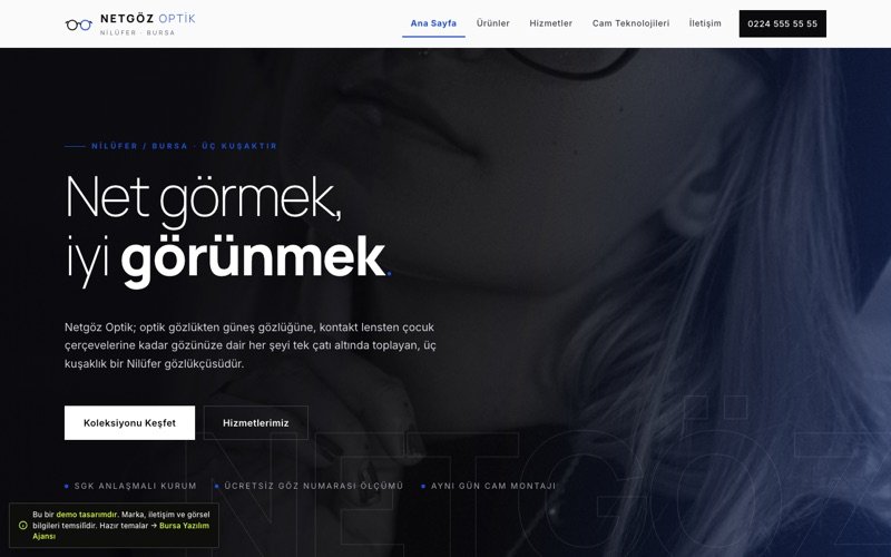 Netgöz Optik teması