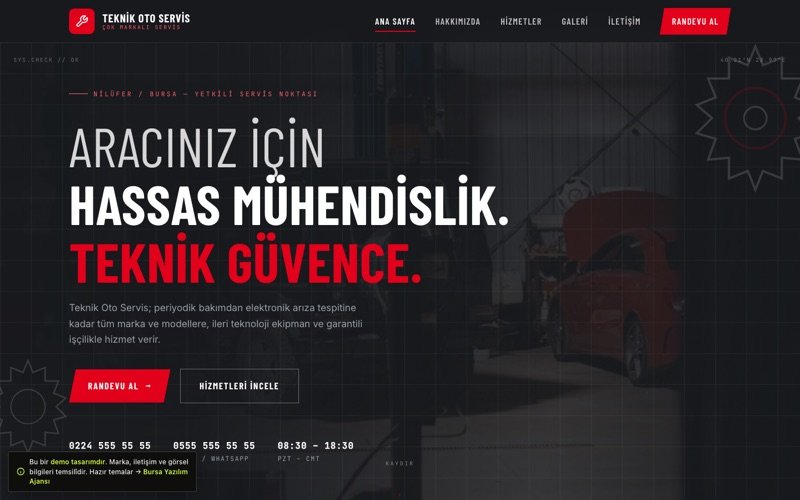 Teknik Oto Servis teması