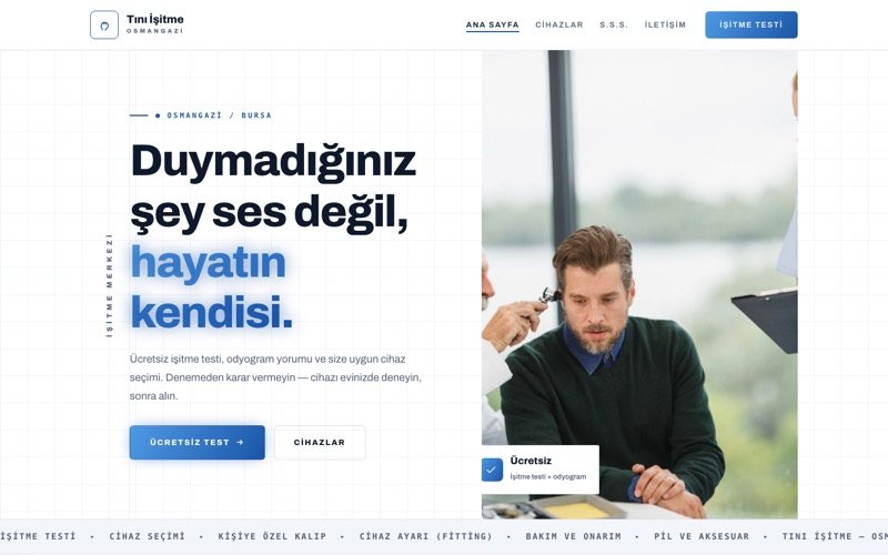 Tını İşitme Merkezi teması