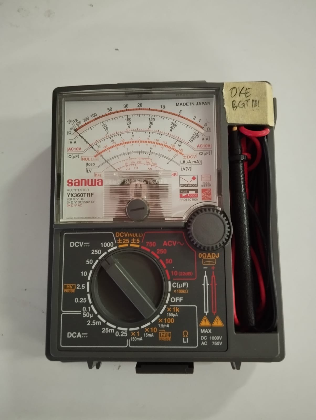 Analog multimetreyle ölçüm