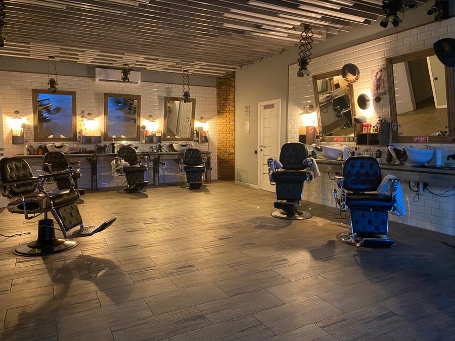 Kuaför salonunun içi