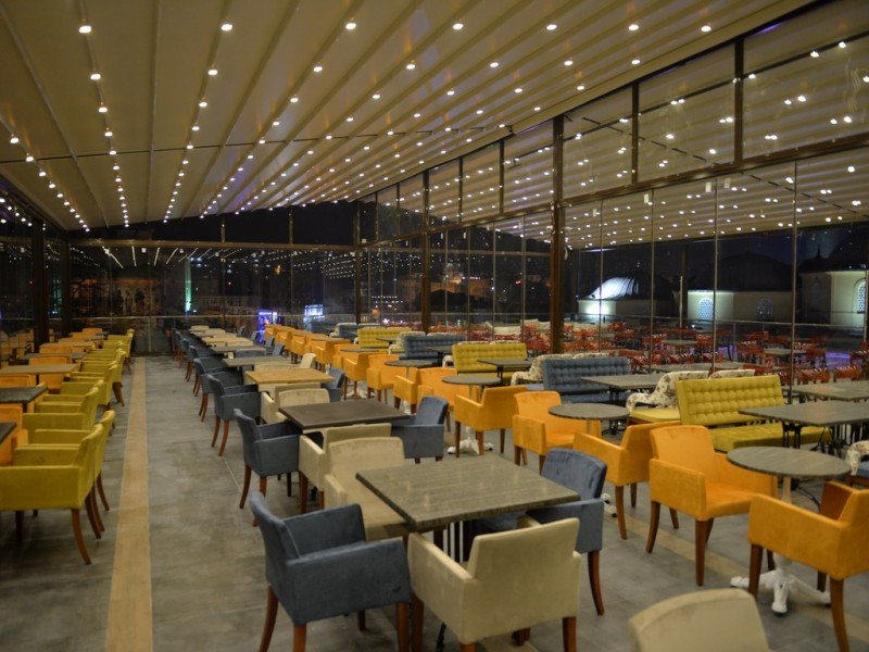 Meydan Cafe dekorasyon detayı
