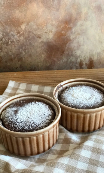 Sıcak çikolatalı sufle