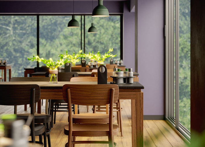 Ocakbaşı Kebap Evi restoran içi, modern ocakbaşı atmosferi